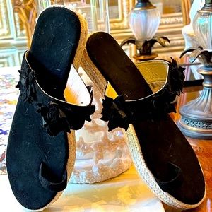 🏝️ NEW- Black Espadrille Sandals